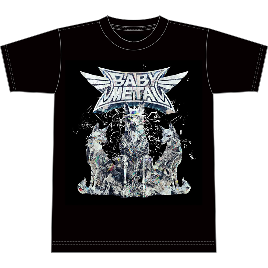 Babymetal - THREE FOX TEE Babymetal - THREE FOX TEE