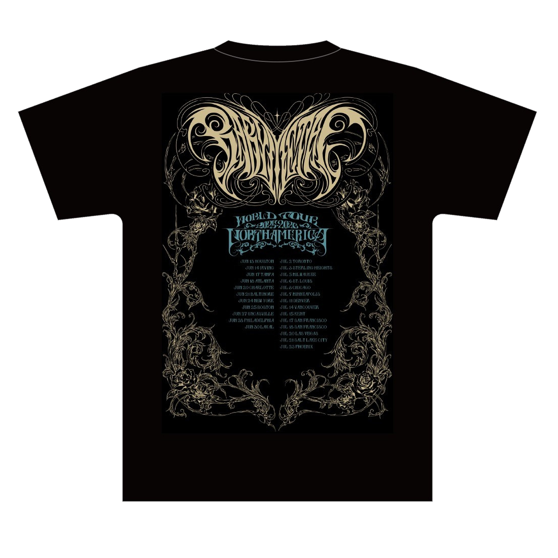 SPIRIT FOXES 2025 TOUR TEE