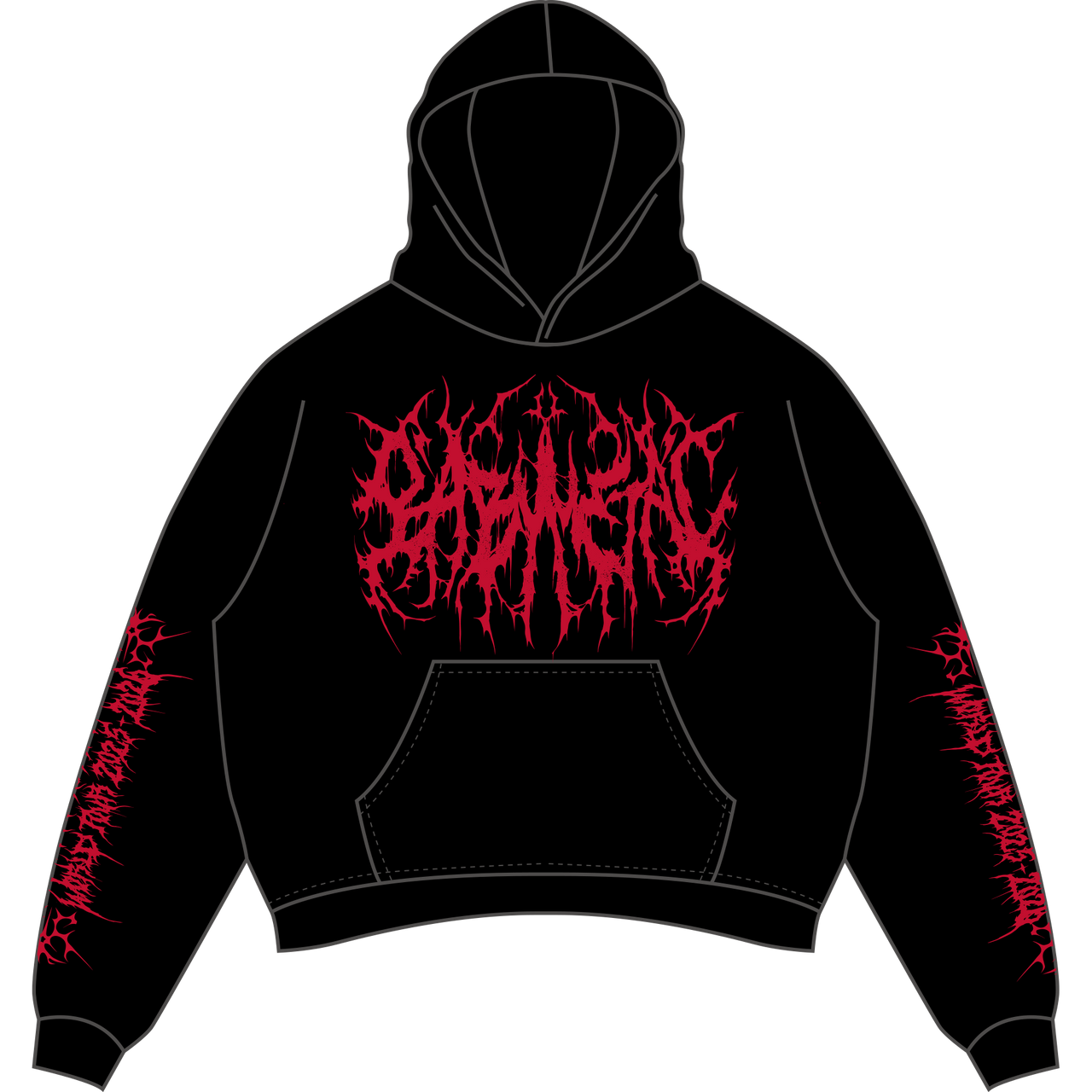 'BLOODY HALLOWEEN' PULLOVER HOODIE